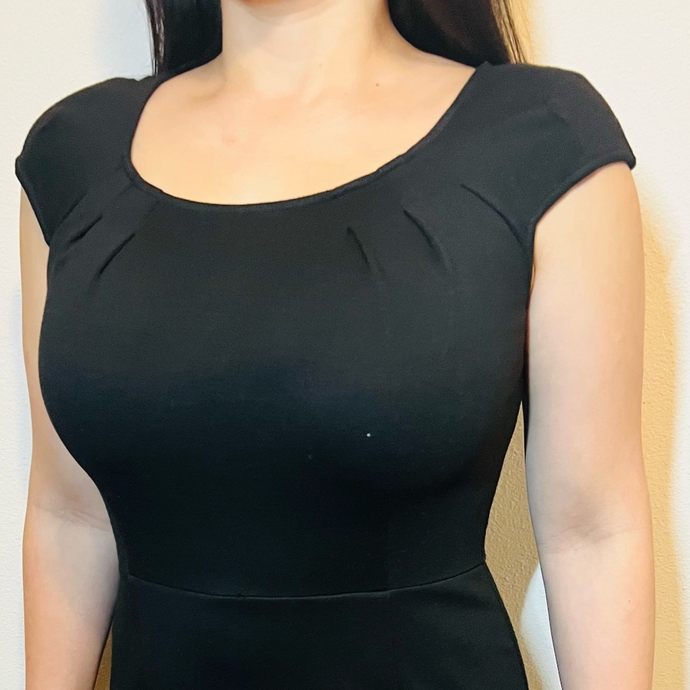 Black cocktail dress